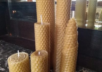 prodej svíček z včelího vosku ovocný sad Alois